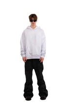 WHITE-ON-WHITE SPIKE LOGO HOODIE